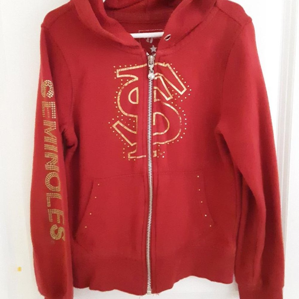 Campus Florida State  Seminoles hooded zipper sweatshirt children's size 6-7